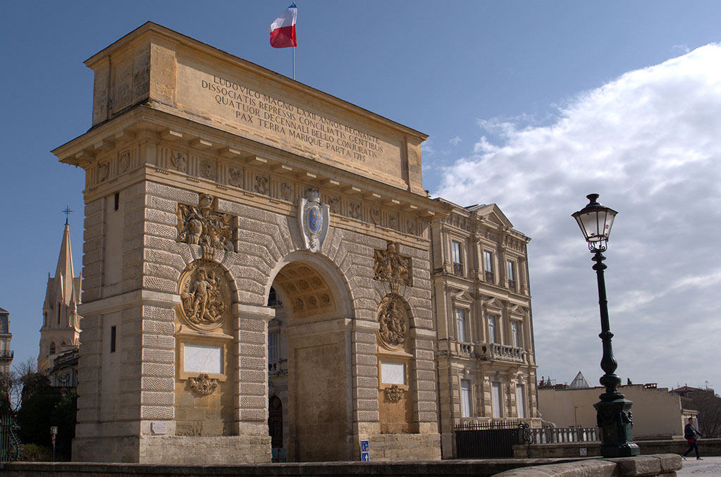 arc de triomphe montpellier Hérault