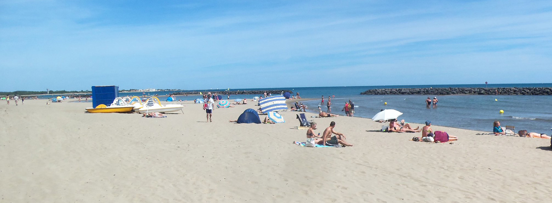 camping bord de plage a vias