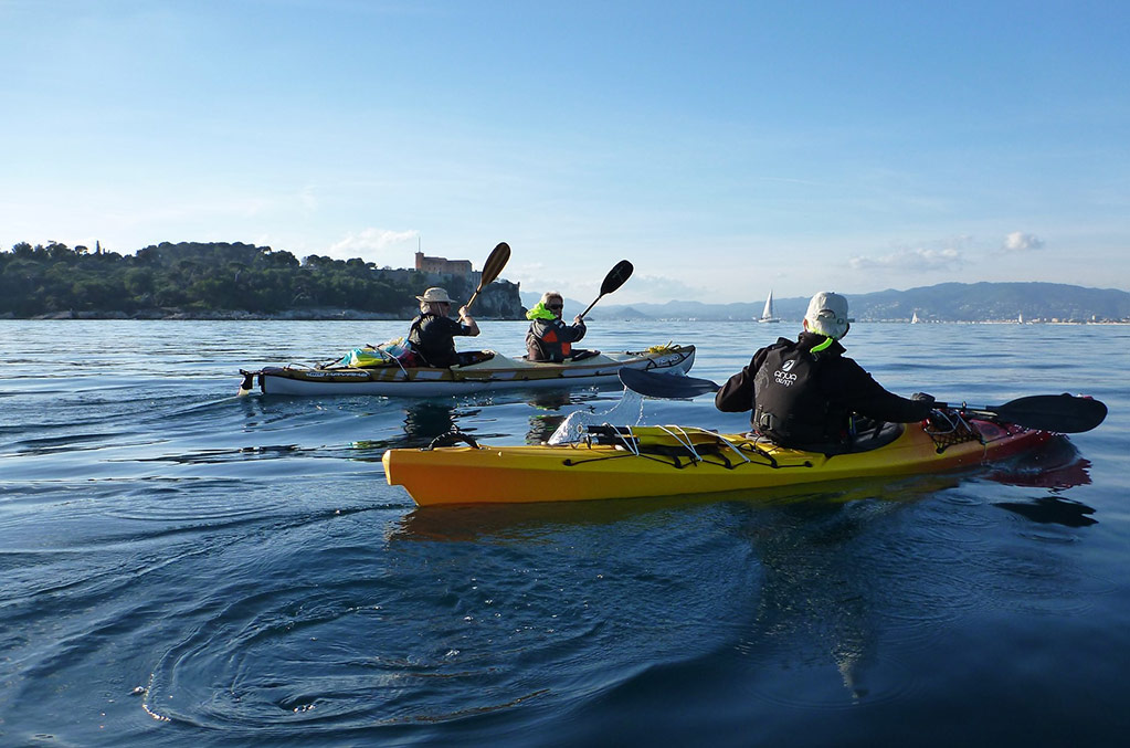 kayak de mer vias