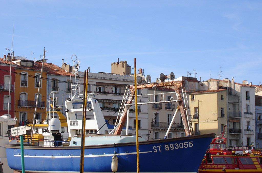 vieux port de sete herault